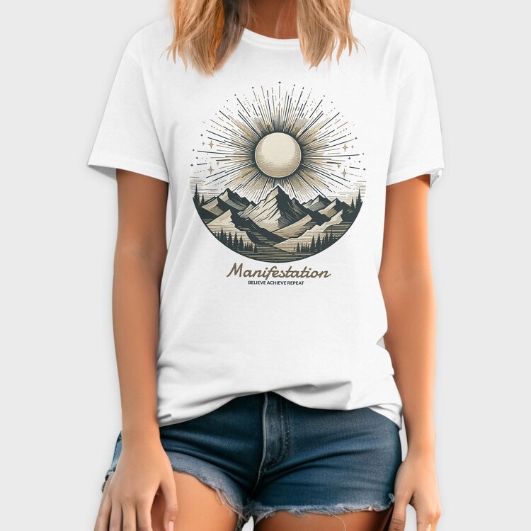 Mountain Manifestation, Tricou Barbati (Unisex)