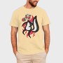 Skunk With Gas Mask, Tricou Barbati (Unisex)
