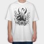 Howling Wolf Tote, Tricou Oversize Barbati (Unisex)