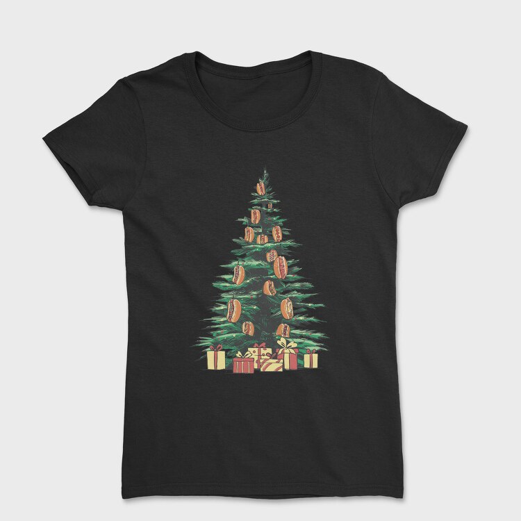Hot Dog Christmas Tree, Tricou Femei