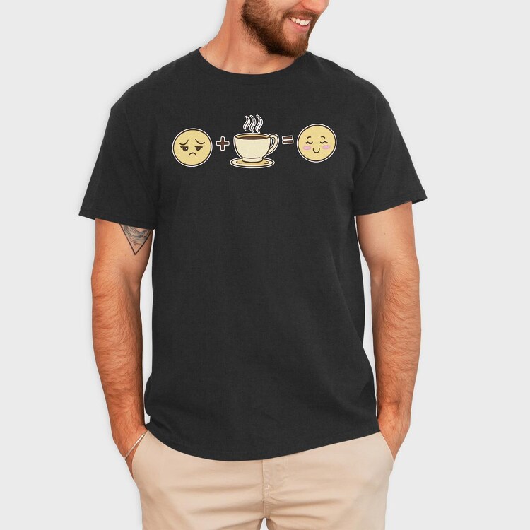 Coffee Emojis, Tricou Barbati (Unisex)