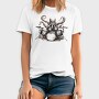 octopus playing drums, Tricou Barbati (Unisex)