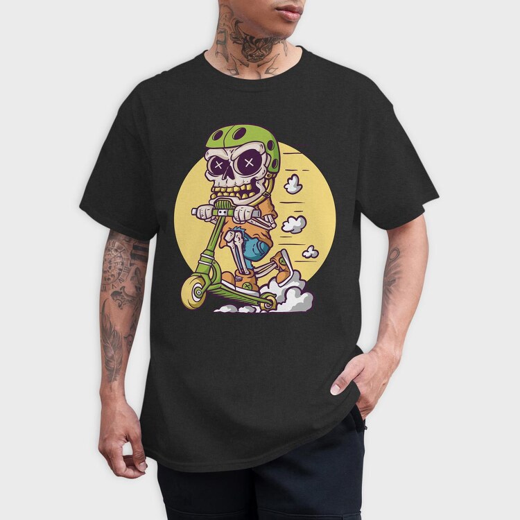 Scooter Bones, Tricou Barbati (Unisex)