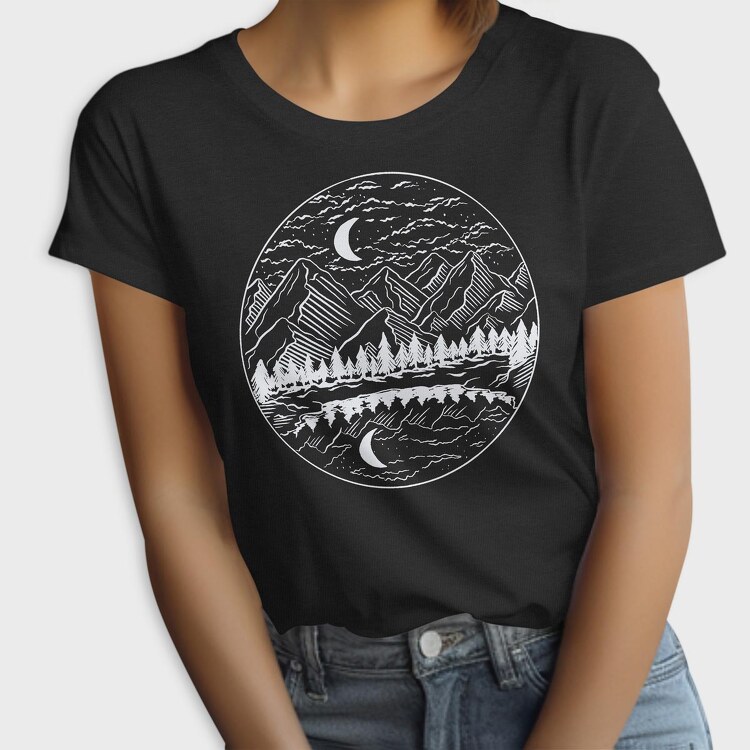 Night Landscape, Tricou Femei