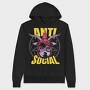 Anti Social Diabolic Girl, Hanorac Oversize Barbati (Unisex)