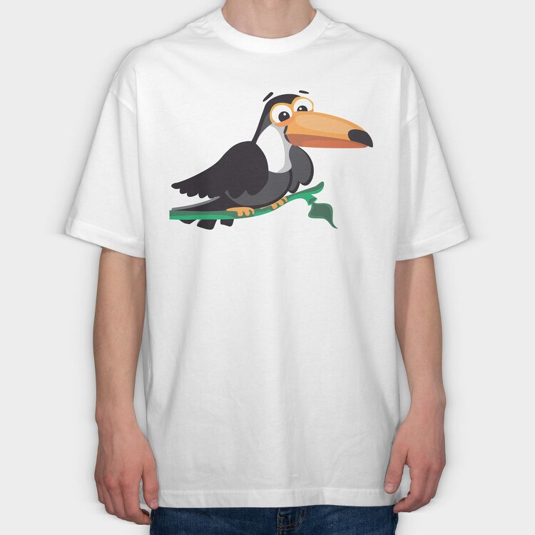 Toucan Paradise, Tricou Oversize Barbati (Unisex)