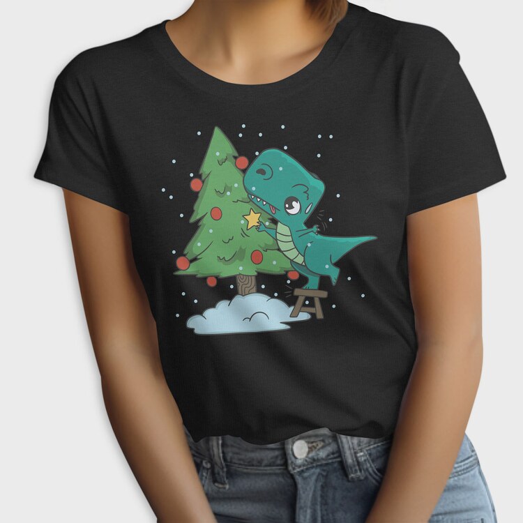 Trex Chistmas Tree, Tricou Femei