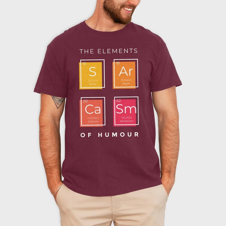 The Elements of Humour, Tricou Barbati (Unisex)