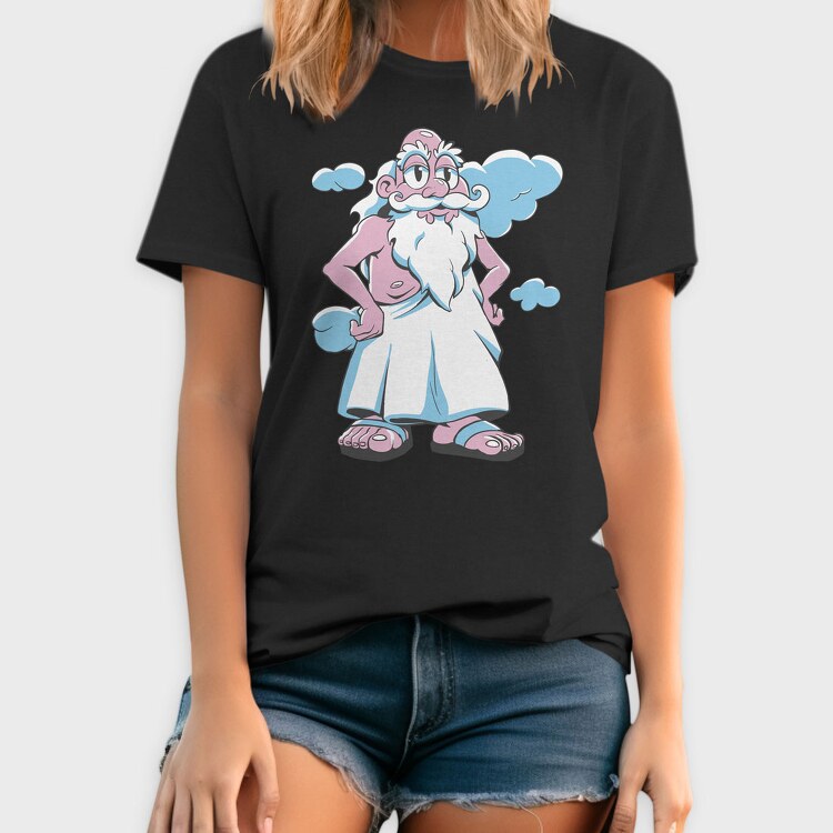 Oldman God Cartoon, Tricou Barbati (Unisex)