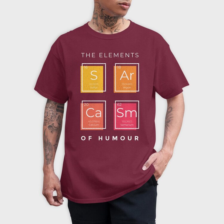 The Elements of Humour, Tricou Barbati (Unisex)