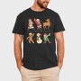 Christmas Characters Dancing, Tricou Barbati (Unisex)