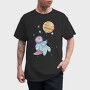 Axolotl Astronaut, Tricou Barbati (Unisex)