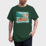Fisherman Boat, Tricou Barbati (Unisex)