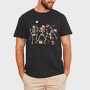 Christmas Dancing Skeletons, Tricou Barbati (Unisex)