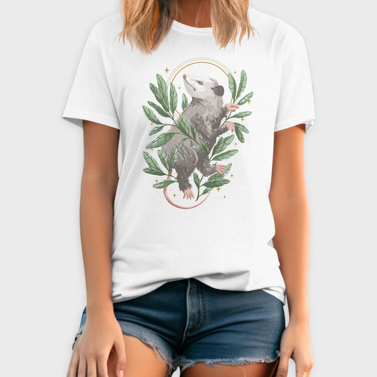 Opossum Mystical, Tricou Barbati (Unisex)