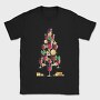 Wine Christmas Tree 001, Tricou Barbati (Unisex)
