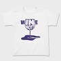 Wine Glass Funny Quote Mug, Tricou Copii