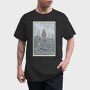 Skeleton Deadlifting Tarot Card, Tricou Barbati (Unisex)