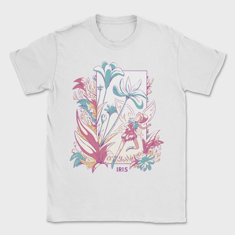 Winged Fairy In Flower Field Fairy Core 10, Tricou Barbati (Unisex)