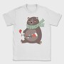 Winter Bear Lights, Tricou Barbati (Unisex)