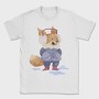 Winter Fox Friend, Tricou Barbati (Unisex)