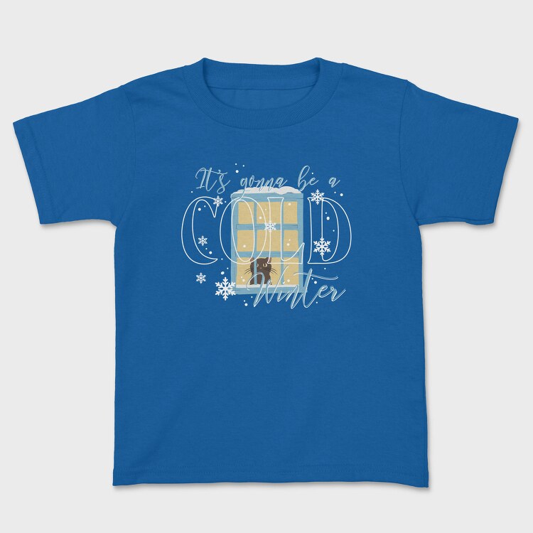 Winter Window Cat, Tricou Copii