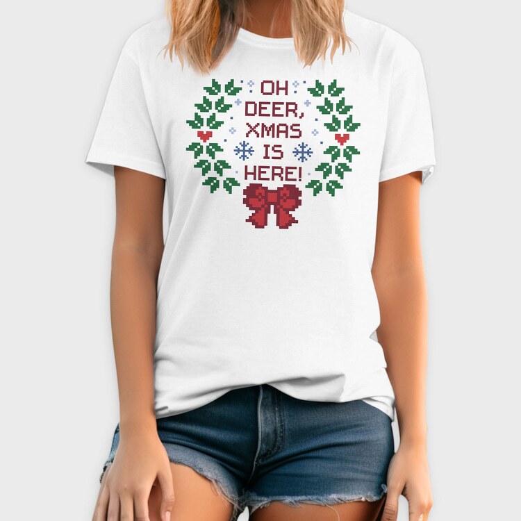 Ugly Sweater Oh Deer, Tricou Barbati (Unisex)