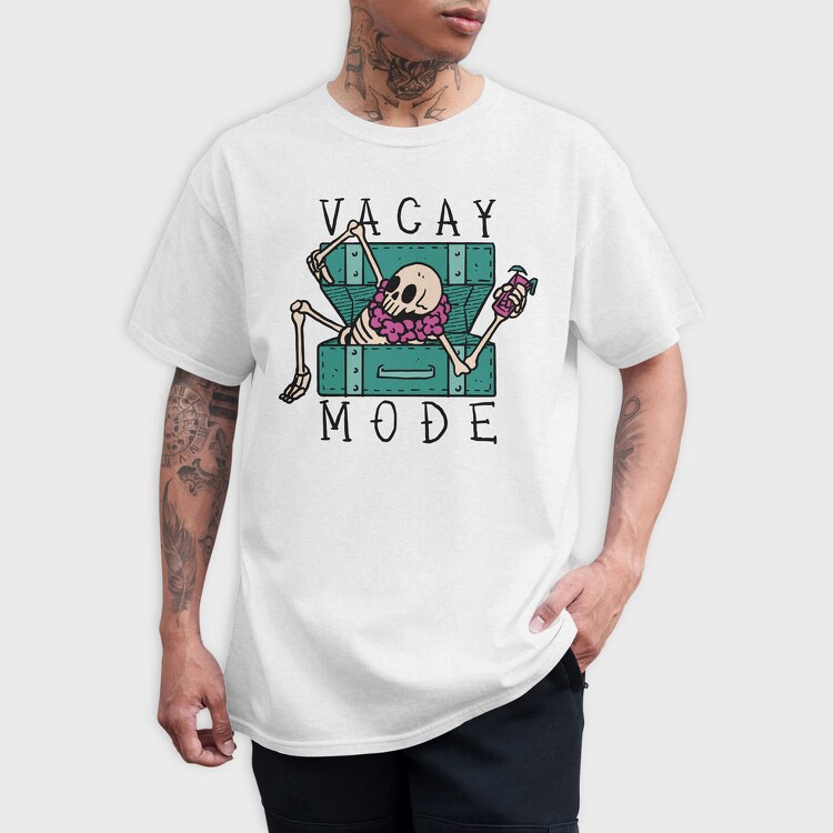 Skeleton Vacay, Tricou Barbati (Unisex)