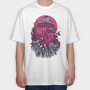 Mushroom Forest on the Hand , Tricou Oversize Barbati (Unisex)