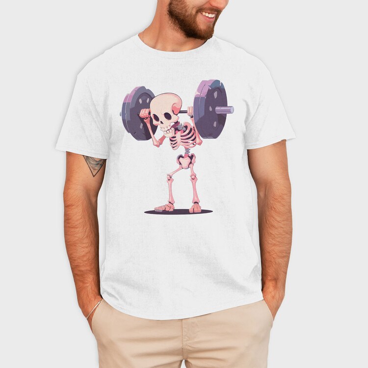 skelleton Lifting, Tricou Barbati (Unisex)