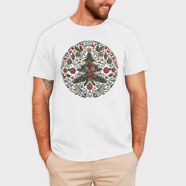 Ornamental Christmas Tree, Tricou Barbati (Unisex)