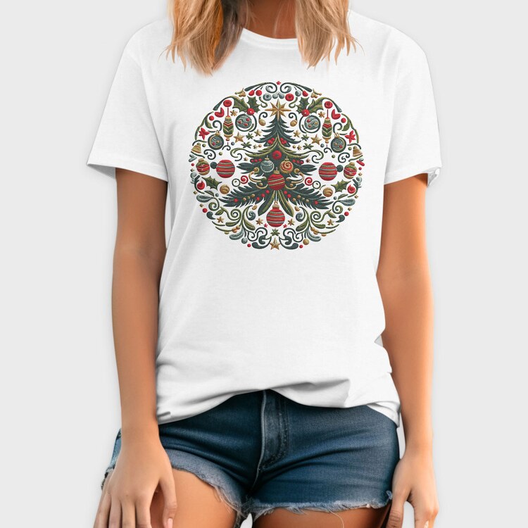 Ornamental Christmas Tree, Tricou Barbati (Unisex)
