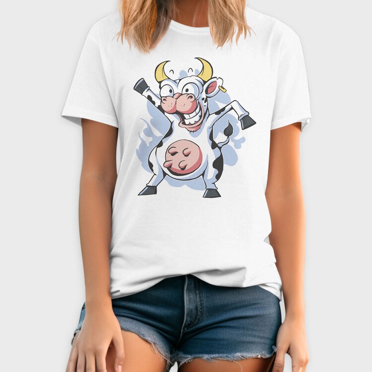 Cow Crazy, Tricou Barbati (Unisex)