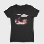 Tricou Femei Imprimat digital direct in tesatura, bumbac premium 100%.