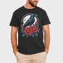 Crow and Roses, Tricou Barbati (Unisex)