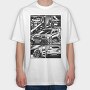 EVO X , Tricou Oversize Barbati (Unisex)