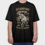 Steampunk Adventure , Tricou Oversize Barbati (Unisex)