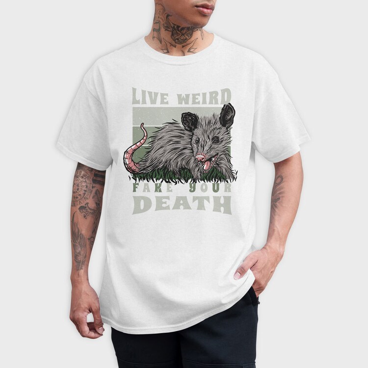 Funny Possum, Tricou Barbati (Unisex)