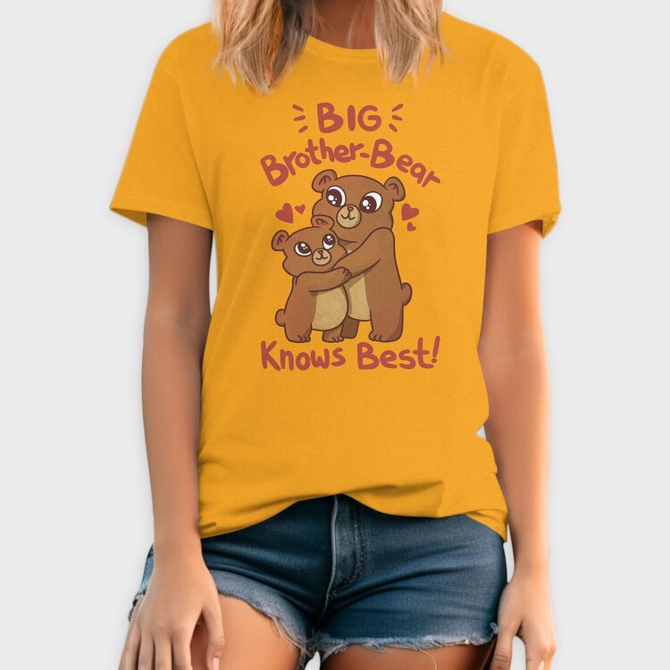 Big Bear Brother Knows Best, Tricou Barbati (Unisex)