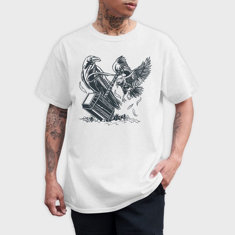 Crow Hammer, Tricou Barbati (Unisex)