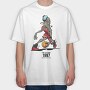 MJ THE FLU GAME, Tricou Oversize Barbati (Unisex)