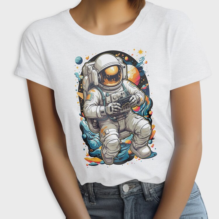 Gamer Astronaut, Tricou Femei