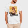 Vinyl Only Dj, Tricou Barbati (Unisex)