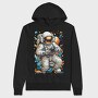 Gamer Astronaut, Hanorac Oversize Barbati (Unisex)