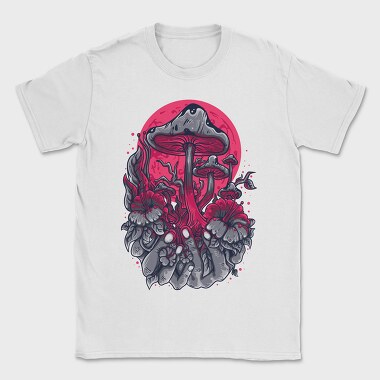 Mushroom Forest on the Hand , Tricou Barbati (Unisex)