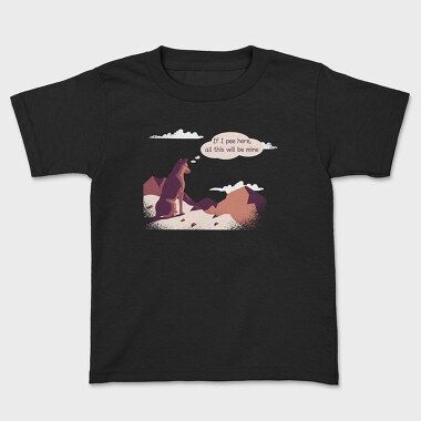 If I Pee Here Dog , Tricou Copii