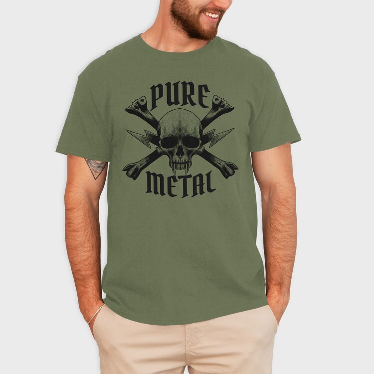Pure Metal, Tricou Barbati (Unisex)