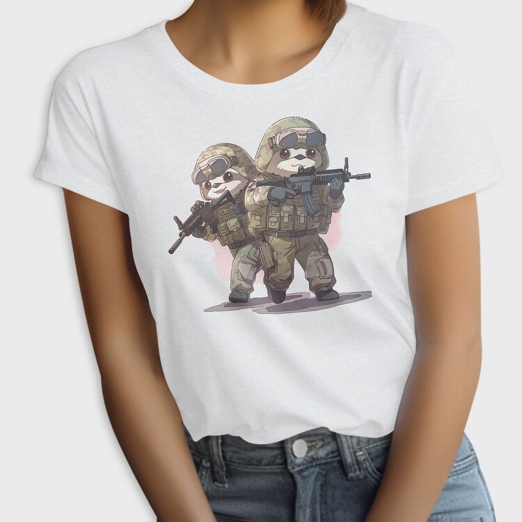 sloths guns, Tricou Femei
