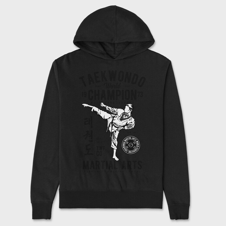 Taekwondo World , Hanorac Oversize Barbati (Unisex)