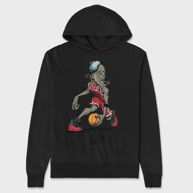 MJ THE FLU GAME, Hanorac Oversize Barbati (Unisex)